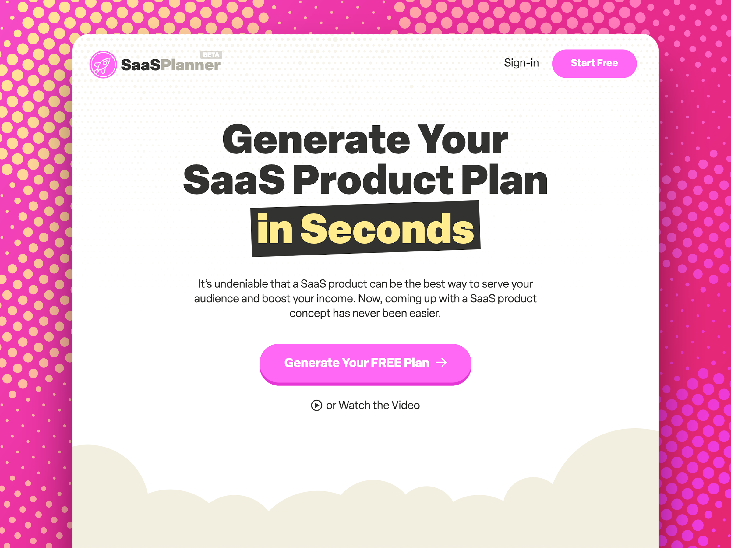 AI-Powered SaaS Planning Tool