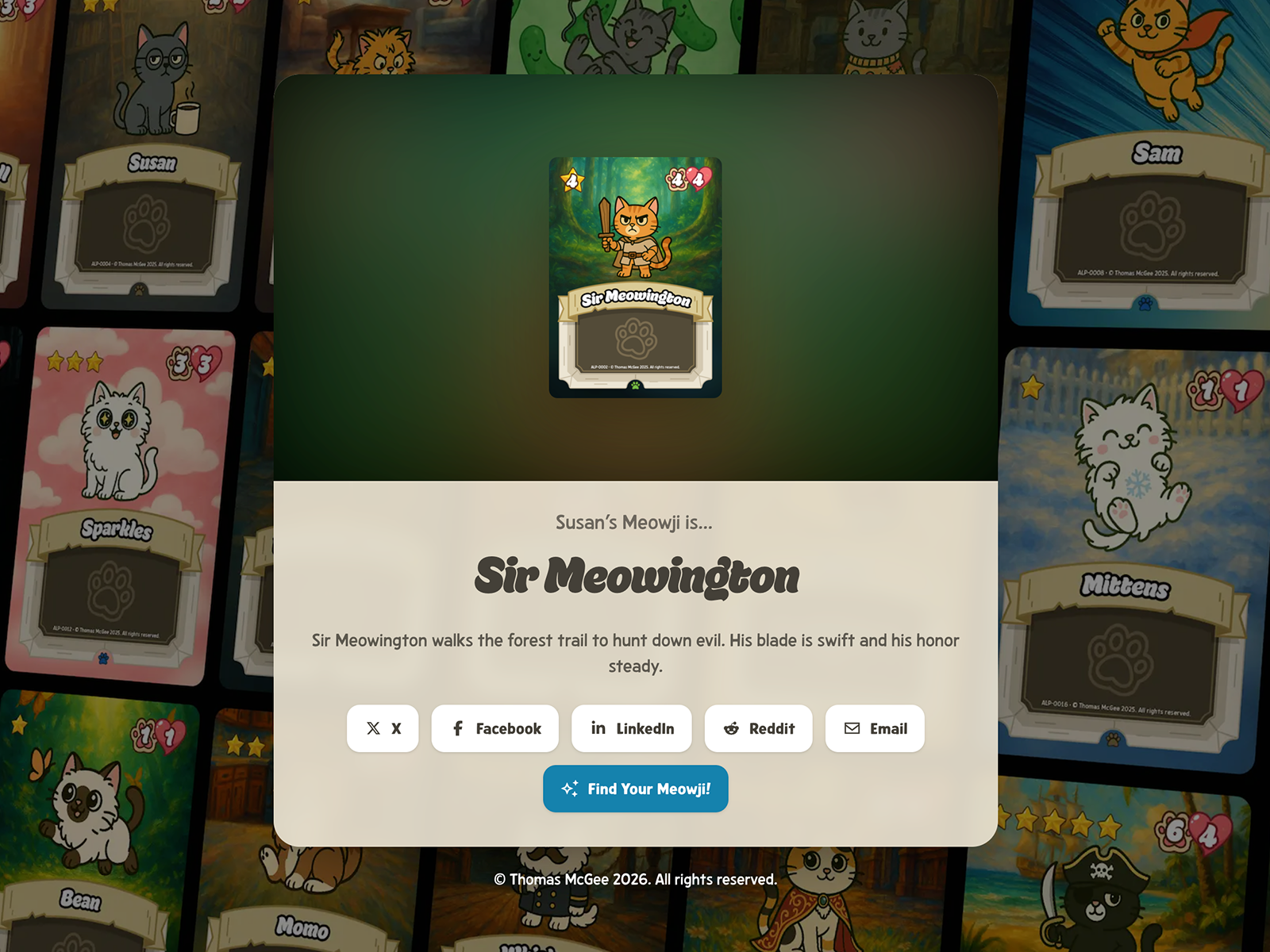 Meowji TCG Custom Quiz